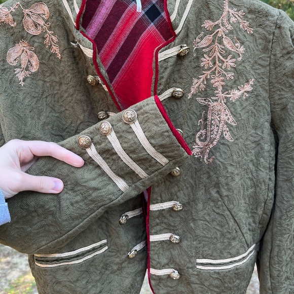 Free People Lauren Military / Band Jacket - Picture 3 of 15